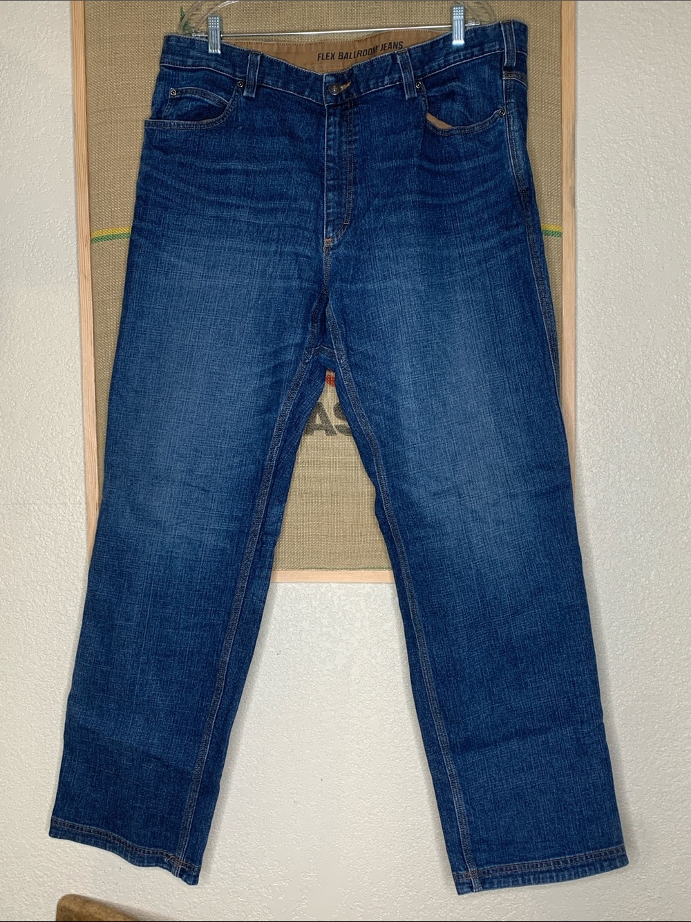Duluth Trading Co Dark Blue Straight Jeans